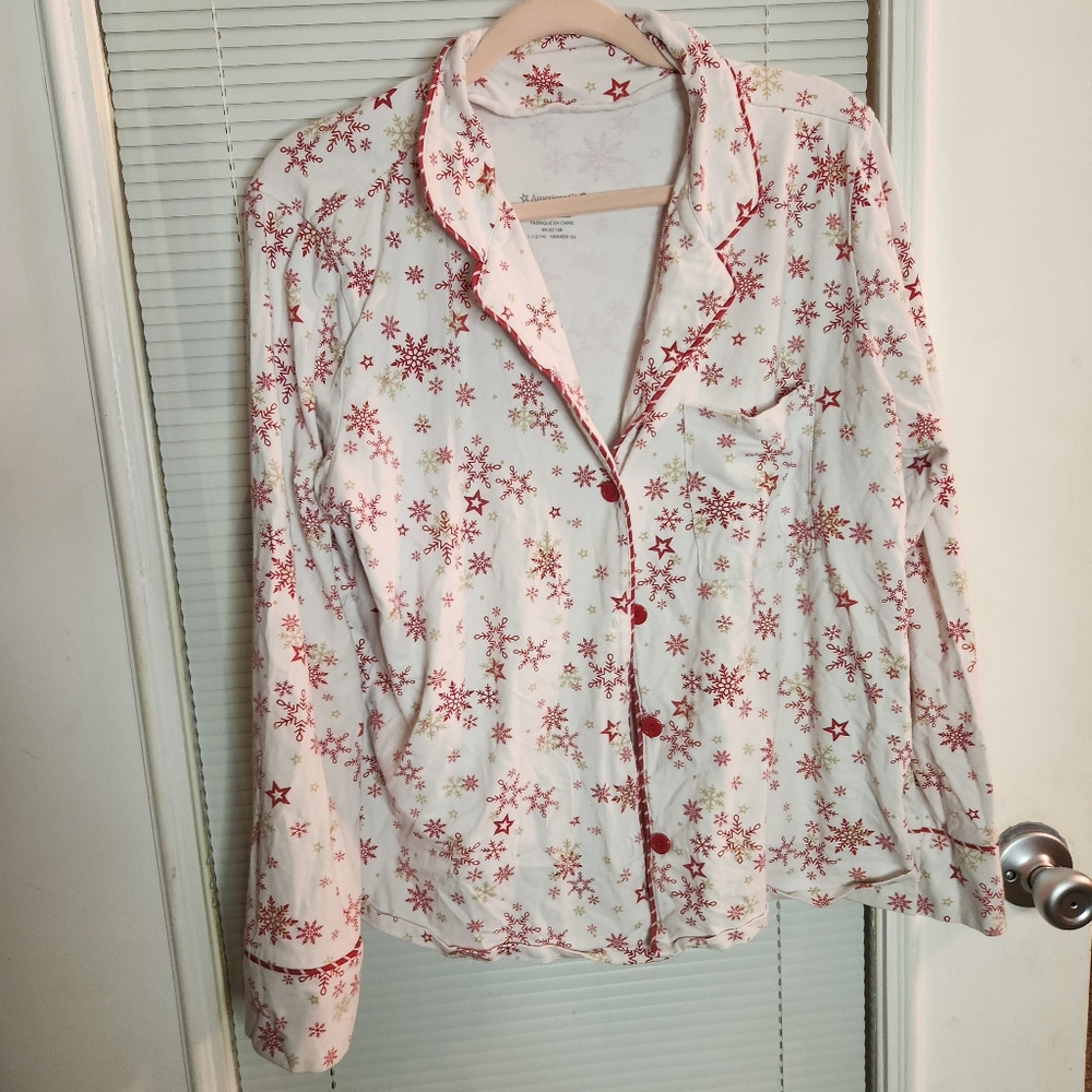 Box C American Girl Christmas pajamas size large preloved